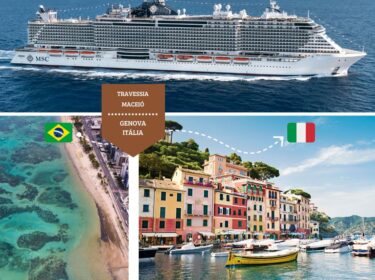 Travessia Brasil Itália MSC Seaview Maceió Gênova