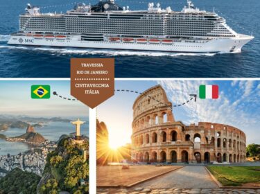 Travessia Brasil Itália MSC Seaview Rio de Janeiro Civitavecchia (Roma) Travessia Brasil Itália MSC Seaview Rio de Janeiro Civitavecchia (Roma)