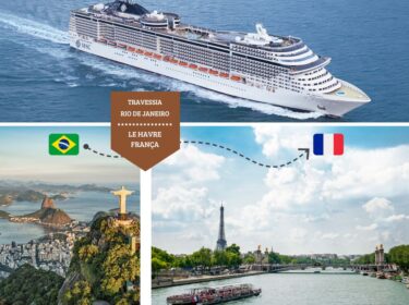 Travessia Brasil França MSC Preziosa Rio de Janeiro Le Havre Travessia Brasil França MSC Preziosa Rio de Janeiro Le Havre