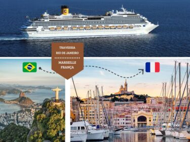 Travessia Brasil França Costa Favolosa Rio de Janeiro Marseille
