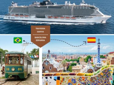 Travessia Brasil Espanha MSC Seaview Santos Barcelona Travessia Brasil Espanha MSC Seaview Santos Barcelona