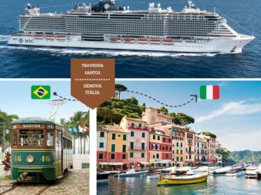 Travessia Brasil Itália MSC Seaview Santos Gênova Travessia Brasil Itália MSC Seaview Santos Gênova