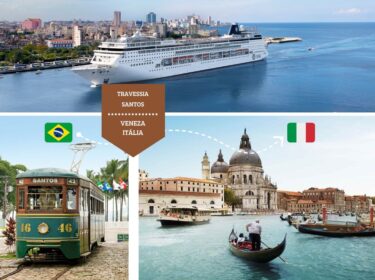 Travessia Brasil Itália MSC Armonia Santos Veneza Travessia Brasil Itália MSC Armonia Santos Veneza
